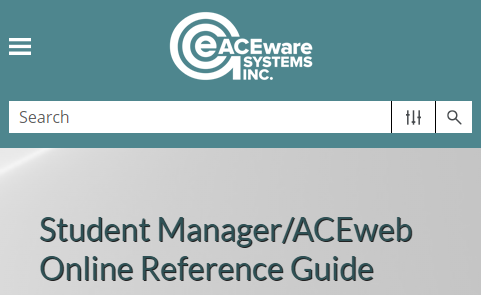 Student Manager Help